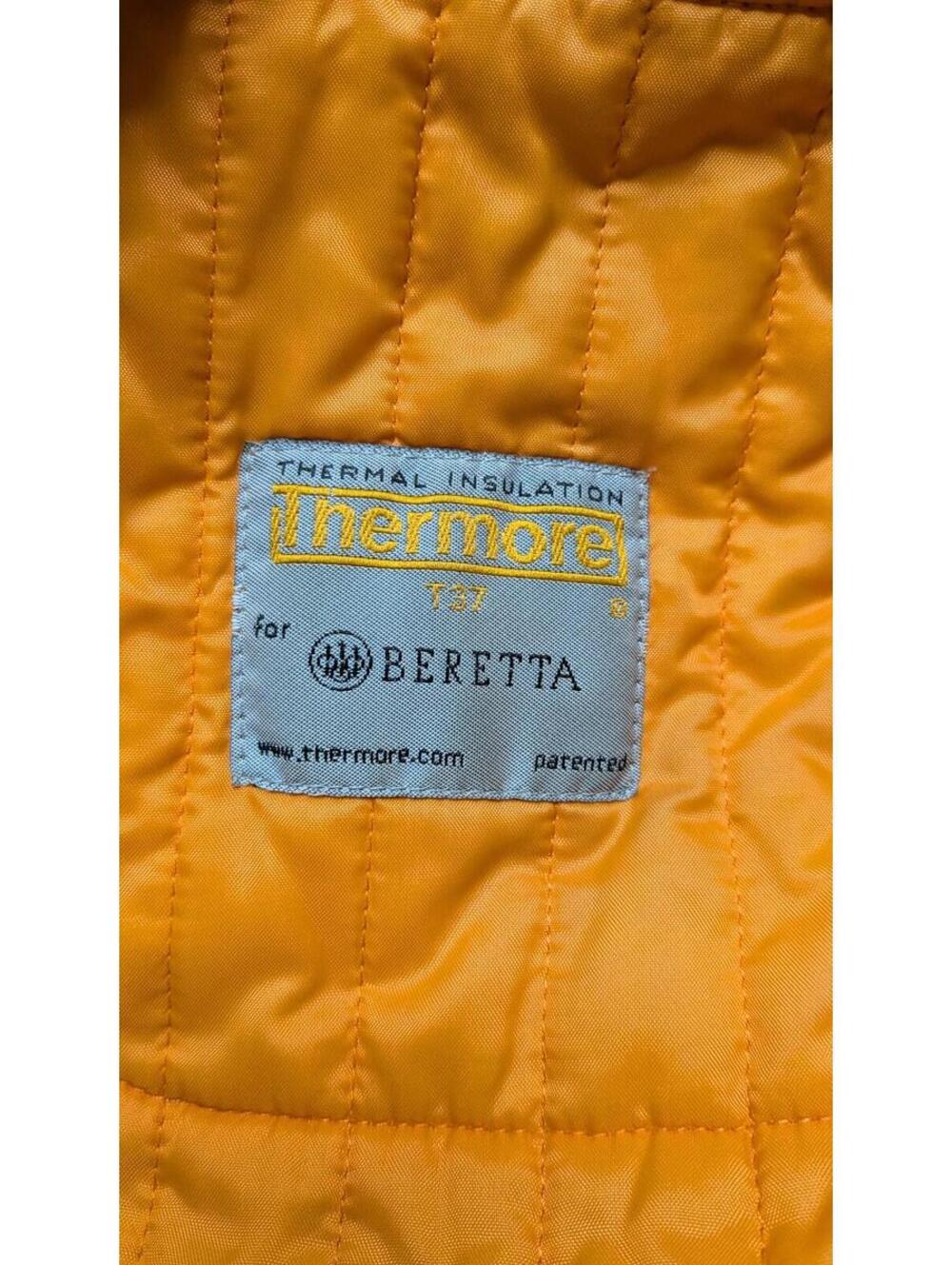 Beretta Jacket Womens 44 Orange Quilted Thermore Insulated Pockets Outdoor Sport - Picture 10 of 10